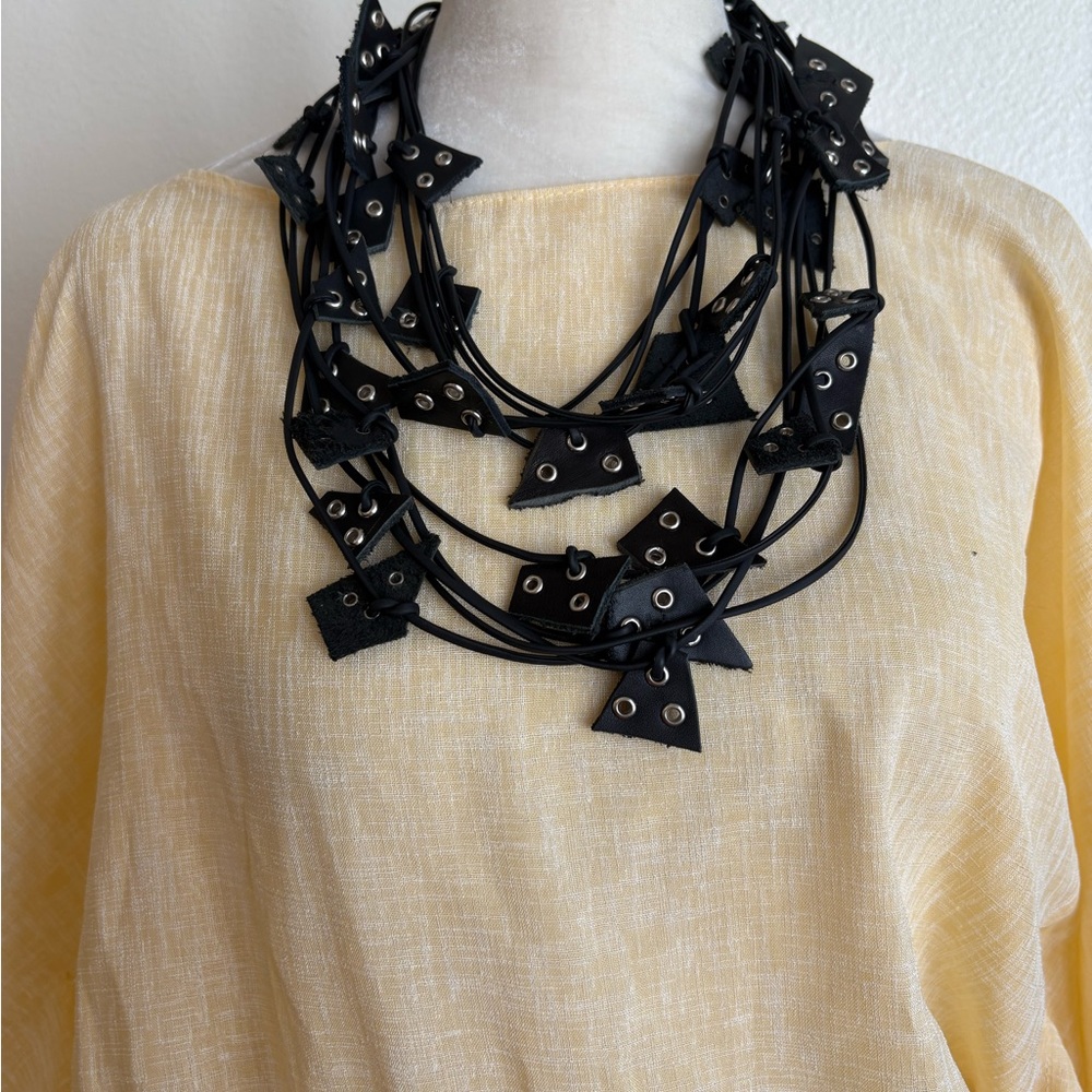 Jianhui London Recycled Leather Necklace